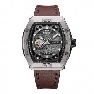 Expedition 6800 Silver Brown Leather Automatic MALTPBABO